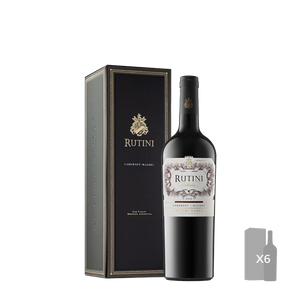 6 Estuches individuales Rutini Cabernet Malbec
