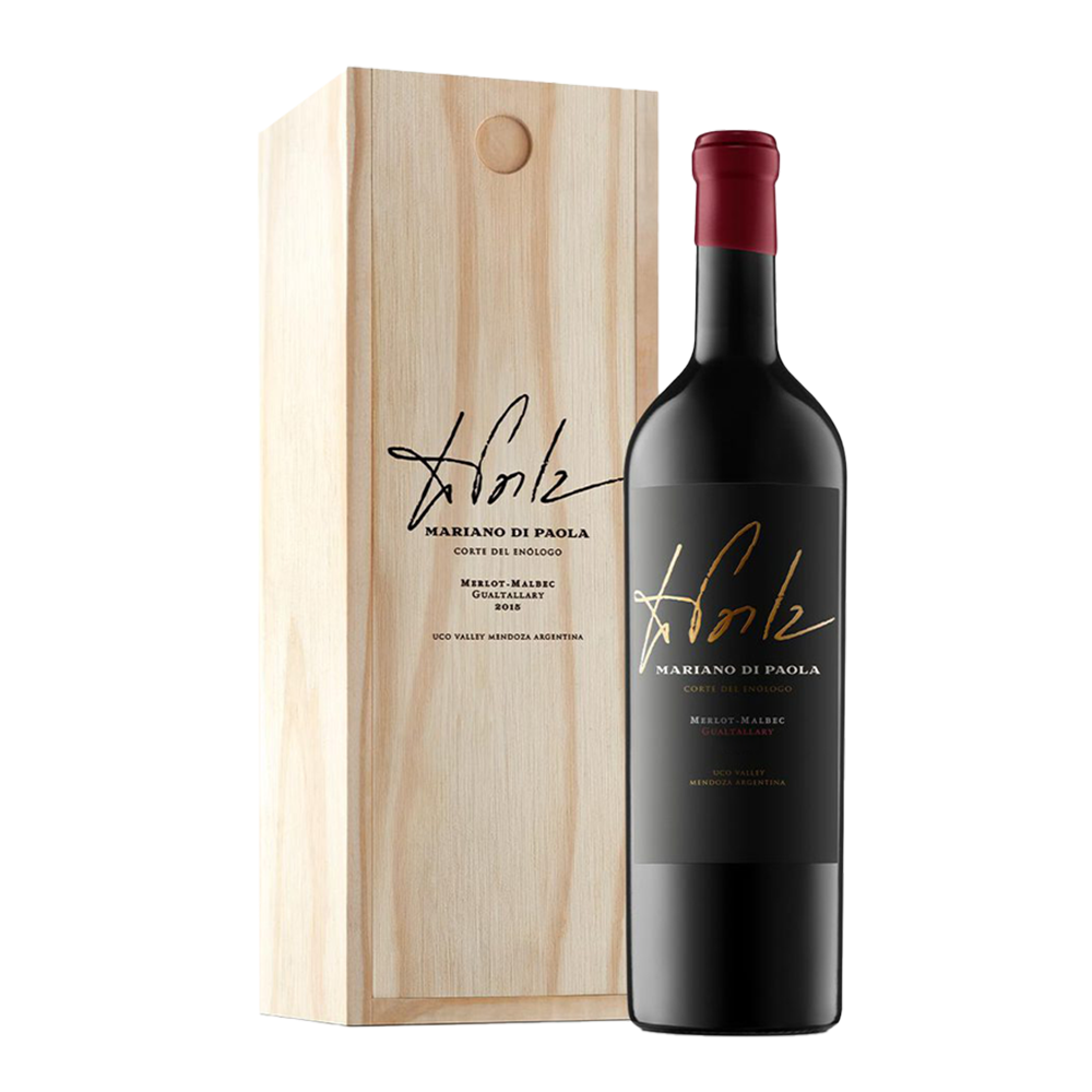 Estuche Mariano Di Paola Merlot Malbec
