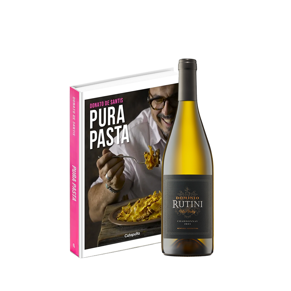Dominio Chardonnay + libro "Pura Pasta"