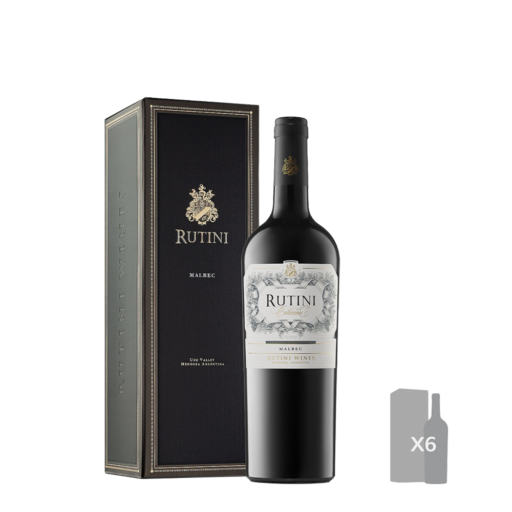 6 Estuches individuales Rutini Malbec