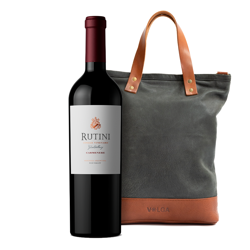 Single Vineyard Gualtallary Carmenere + Bolso de cuero
