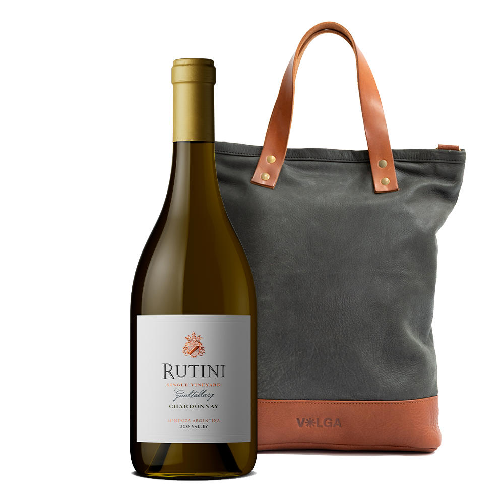 Single Vineyard Gualtallary Chardonnay + Bolso de cuero